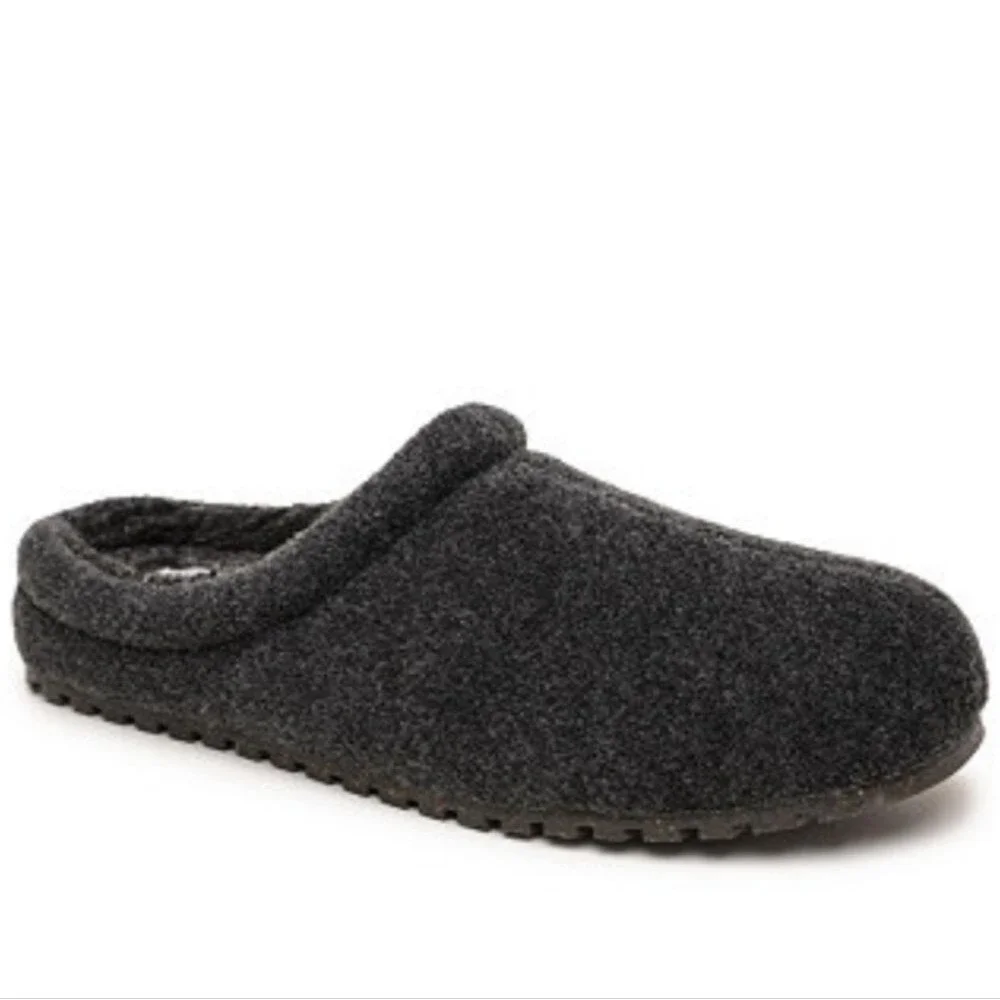 Minnetonka Men's Corbin Slides Slippers, Grey, Sz 12